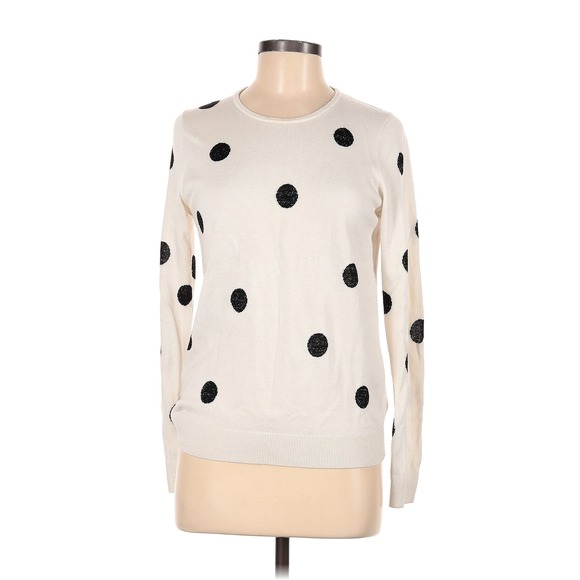 Ann Taylor Sweaters - Ann Taylor Polka Dot Sweater M